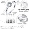 Womens Silver Ring Size 12, Lovely Wedding Eagagement Cubic Zirconia