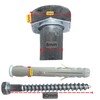 Inbrackets Value M8 x 80mm Masonry Brick Wall Fixing Screw