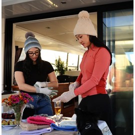 Arctic Barrier Pom Pom Beanie Women, Fleece Lined Winter Hat Beanie Men with Cute Pom Pom, Stretchable & Soft Warm Knit Beanie for Cold Weather, Perfect for Skiing, Outdoor Travel, and Casual Wear