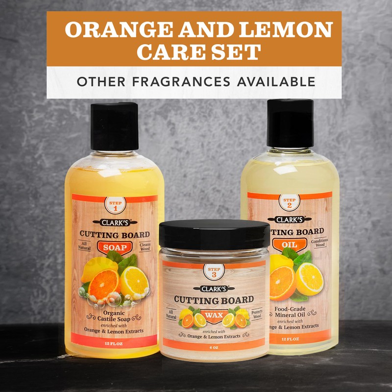 CLARK'S Food Grade Mineral Oil (12oz) and Carnauba Wax (6oz)