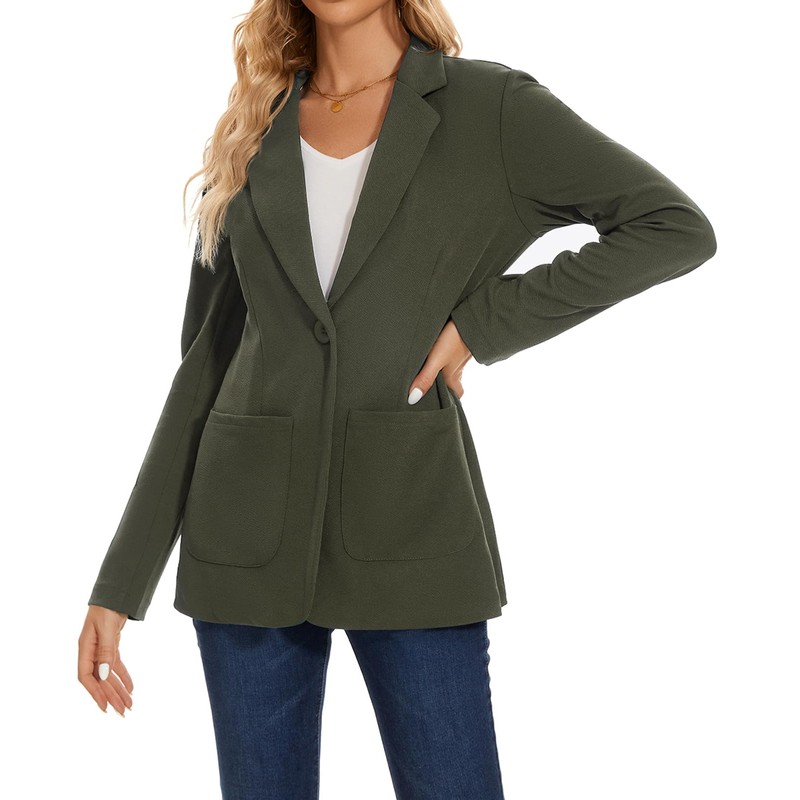 LADI TREND Women Jacket Blazer One Button Closure Stylish Comfortable