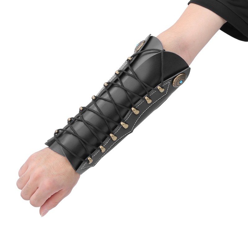 G63 Leather Archery Arm Protector Guard Armband for Shooting Hunting