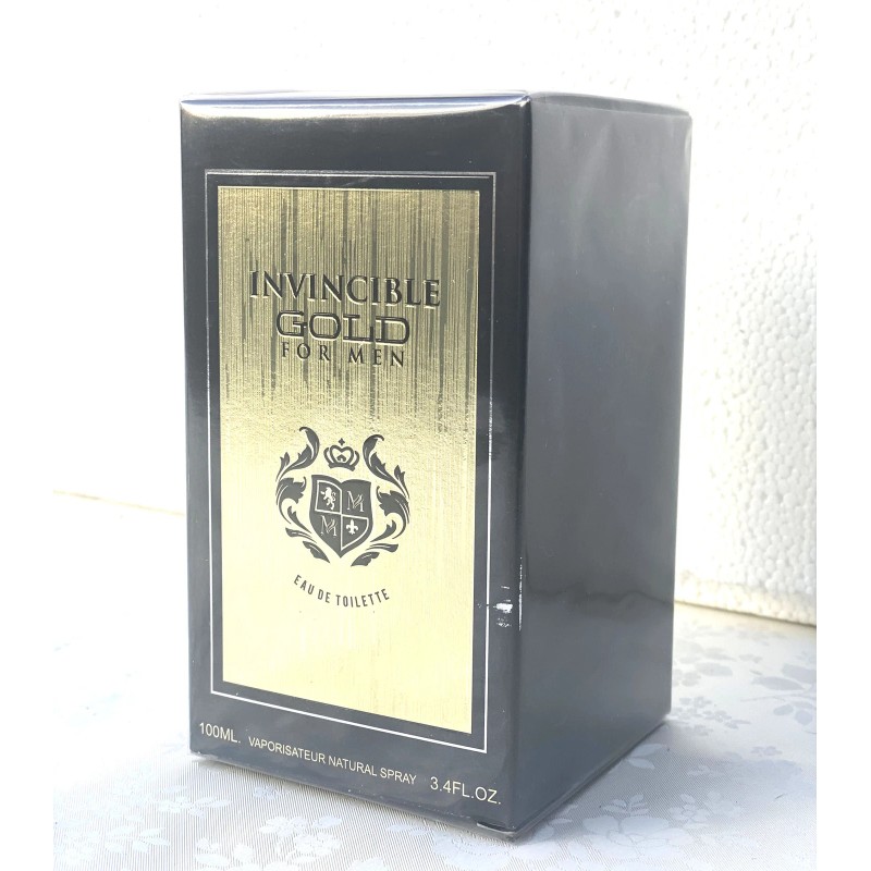 Mirage Brands INVINCIBLE GOLD 3.4 Oz EDT Perfume Men Cologne