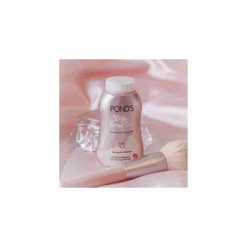 POND'S 3D Hya Korean Glow Translucent Powder, Hya-Gluta Shimmer Formula