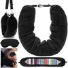 Fillable Travel Pillow with Bandage Padded Neck Pillow with Clothes