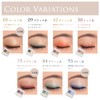 CHIFURE Twin Color Eye Shadow, 75, Brown Type, 2 Color