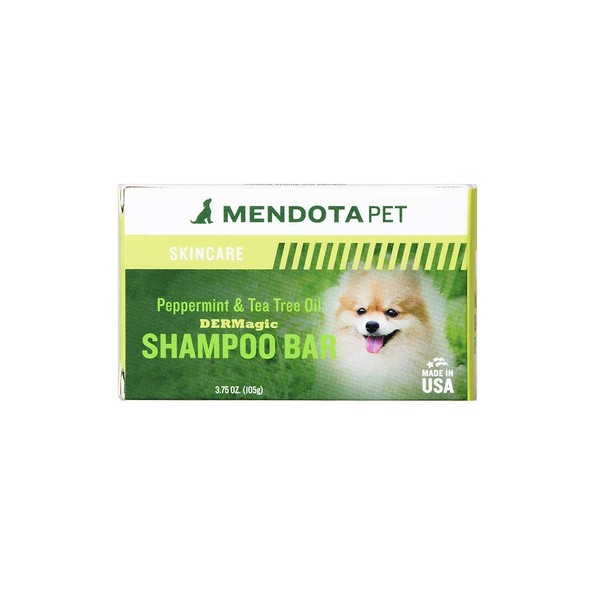 DERMagic Organic Shampoo Bar - Peppermint & Tea Tree Oil,