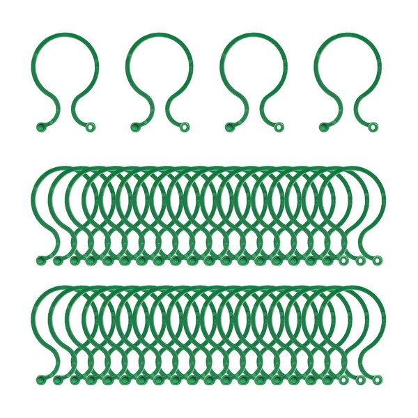 GIN GEOMIR 100PCS Reusable Plant Support Clips for Tomato Vines,