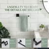 KOKOSIRI Bathroom Towel Bar Hand Towel Holders Wall Mount Toilet