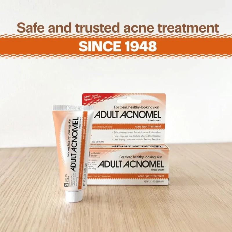 Acnomel Acné En Adultos Crema Medicamento 36g Importado