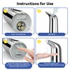 Automatic Soap Dispenser with Infrared Sensor - Adjustable 4-Level Touchless
