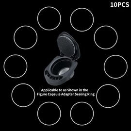 FOVNOT Sealing Ring, 10 Pcs Rubber Sealing Ring