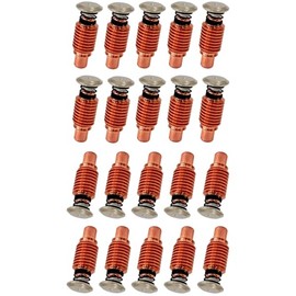 MAUTO 20Pcs 220971 Plasma Electrodes Fit for Plasma 125 Cutting Torch Consumable