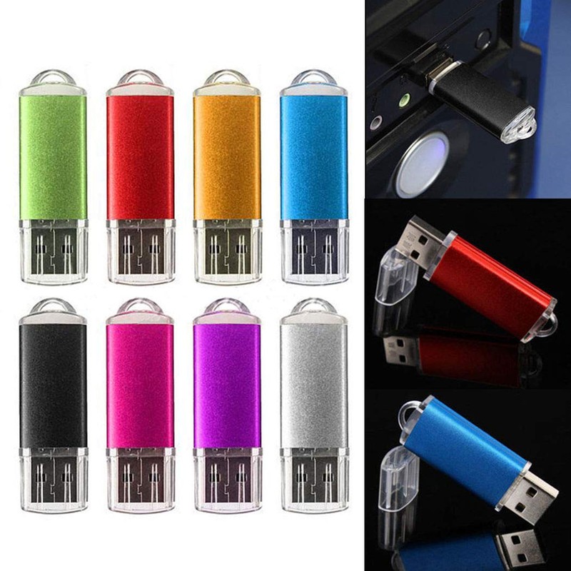Wholesale/Lot/Bulk - (5,10,20 Pack) Metal USB Flash Memory Stick Thumb