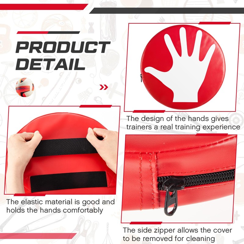 Relaxgiant 4 Pads Volleyball Blocking Pad Volleyball Setter Training Equipment