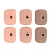 3 Pairs 3D Fake Eye Practice Skin Silicone Microblading Eyebrow