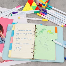 FOROREH Pack of 14 Marking Pens Water Soluble Pen for Fabric, 7 Colour Trick Markers Disappearance Water Soluble Fabric Erasable Pen Leather Craft Tailor's Pen for Quilting Dressmaking Sewing