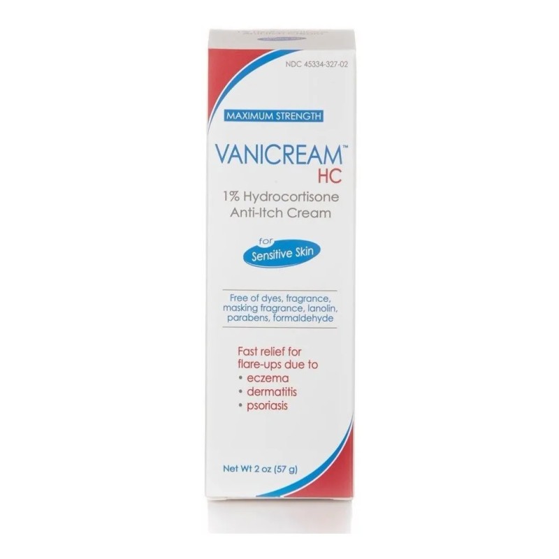Vanicream Hc 1% De Hidrocortisona Crema Anti-itch -máximo Fu