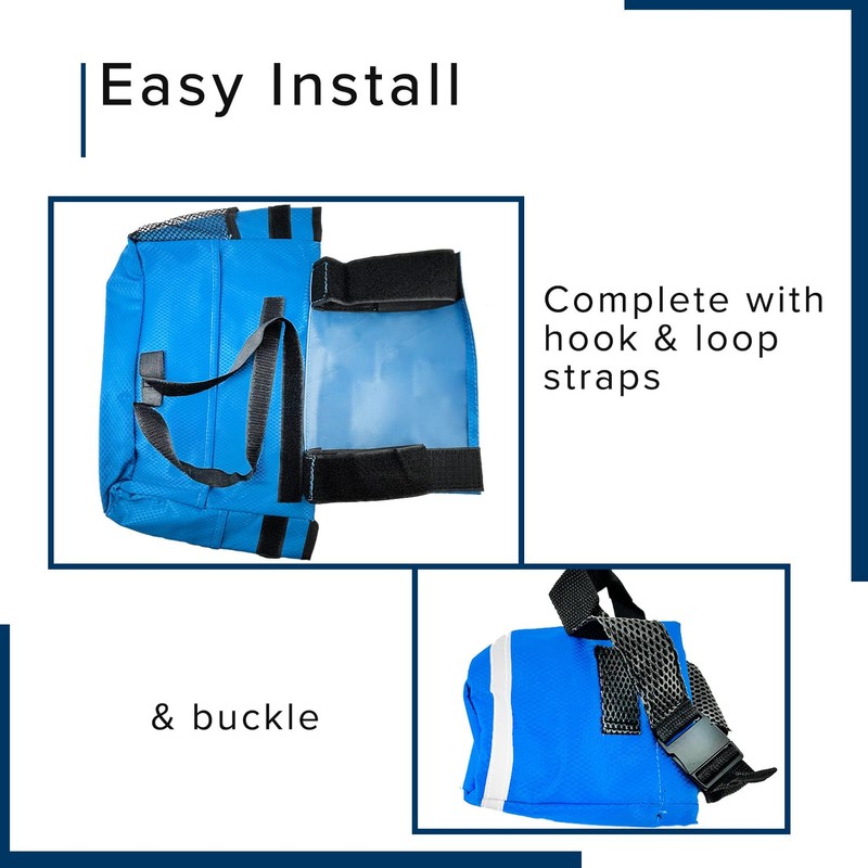 AlveyTech Saddle Bag & Cup Holder Combination for Mobility Scooters,