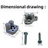 42-28-0015 42-28-0025 Front Rear Guide Roller Kit For 2729-22, 2729-20,