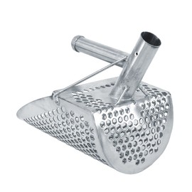 Dune Megalodon 11.8" Stainless Steel Metal Detector Sand Scoop w/Welded Handle