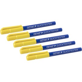 GENIE 5 x Quicktester Banknote Detector Pen (Uncomplicated Counterfeit Protection)