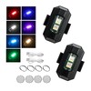 Dickno Mini LED 7 Color Rechargeable Drone Flashing Night Anti-Collision