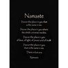 G6 Collection Inspirational Wall Decor Namaste Banner Art, Inspiring Quote