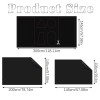 Unbranded Home Use Blackout Curtains Thermal Insulated Window Shades Black