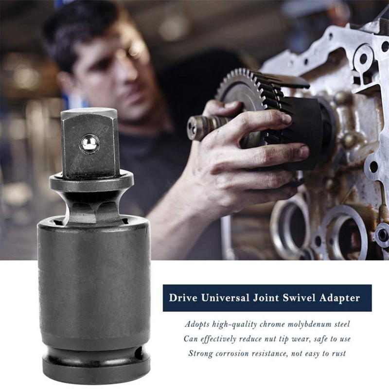 (1'' Drive) Swivel Impact Socket Set, 1Pc Universal Joint with