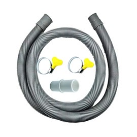 Washing Machine Drain Hose 6.6 ft (2 m), Automatic Washing Machine Drain Hose Replacement, Compatible Hole Diameters 1.3 inches (32 mm), 1.4 inches (35 mm), 1.5 inches (38 mm), 1.7 inches (42 mm),