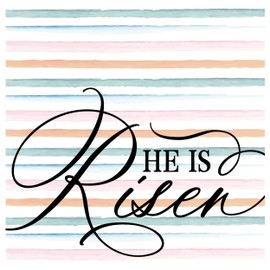 He Is Risen Easter Decoration Sign Spring Sign Decor Religious Faith