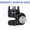 NICEYRIG Ultralight 15mm Rod Clamp Rail Extension for ARRI /