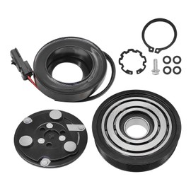 Saihisday 55037466AE A/C Compressor Clutch Kit with Pulley Bearing Electromagnetic Coil and Plate, Replacement for Dodge Dakota Ram 02-03, Replaces 55037466AE 55037466