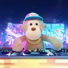 Apricot Lamb Toys Plush Light Brown Monkey Stuffed Animal Soft Cuddly Perfect for Child （Light Brown Monkey,9 Inches）