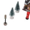 Lighted Christmas Village Sets with Figures Resin 80mah Exquisite Christmas