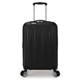 Elite Luggage Expandable Hardside Spinner Luggage, Black, Carry-on 21-Inch