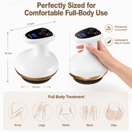 Cellulite Massager 4-in-1 with Vacuum & Gua Sha - 9 Suction Levels