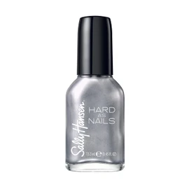 Sally Hansen Hard as Nails, Pumping Iron, Long Lasting, Chip Resistant, Opaque, Shimmery Silver Nail Polish