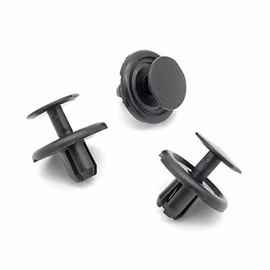 VVO Fasteners- Black Plastic Front Wheel Arch Lining & Mudguard Clips for Toyota Yaris, Aygo, Auris, Prius, (Pack of 10)