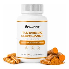 Flairfit® Cúrcuma (Turmeric) 60 cápsulas | Suplemento alimenticio | Antioxidante
