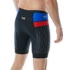 TYR RSCOM6A606XS Comp Tri Shorts, Medium, 7-Inch, Black/Blue/Red