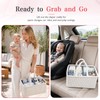 Baby Diaper Caddy 4 Tier Rolling Storage Cart with Wheels