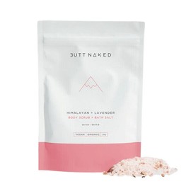 Butt Naked Body Himalayan + Lavender Body Scrub + Soak, 250g