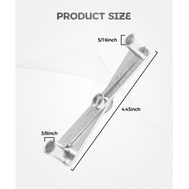 UNLRAE Fuel Line Disconnect Tool Set,Car Accessories Metal Fuel Line Removal Tool,Automotive Tools,Used for Quick Disconnection 3/8 Inch and 5/16 Inch Fuels Lines,Applicable to Many Vehicle Models