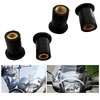 25 Pcs M5 Rubber Well Nuts, Black Rubber Well Nuts