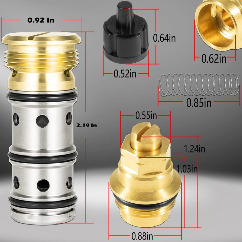 12318 Stop-Check Valve Kit & 1423 Balancing Spool Perfectly Fits