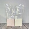 100-count Transparent PE Bags (M-Gusset 50x45+5cm) Loop Handle Bag