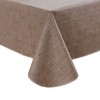 Pioggia Vinyl Tablecloth with Flannel Backing Rectangle Waterproof Oil-Proof Plastic