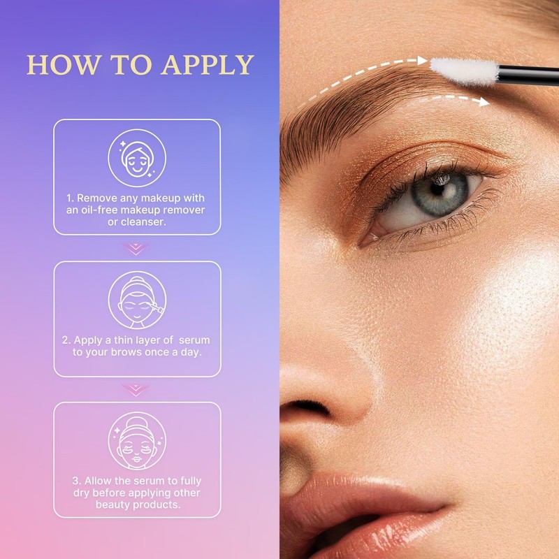 VieBeauti Eyebrow Growth Serum: Eyebrow Serum to Grow Brows with